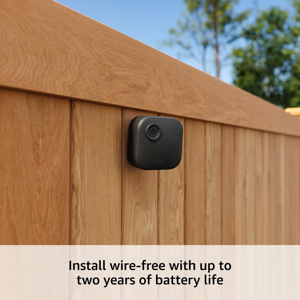 Blink Outdoor 4 — Wireless smart security camera, two-year long battery life, real-time alerts from your smartphone, easy setup — 5 camera system - Image 7